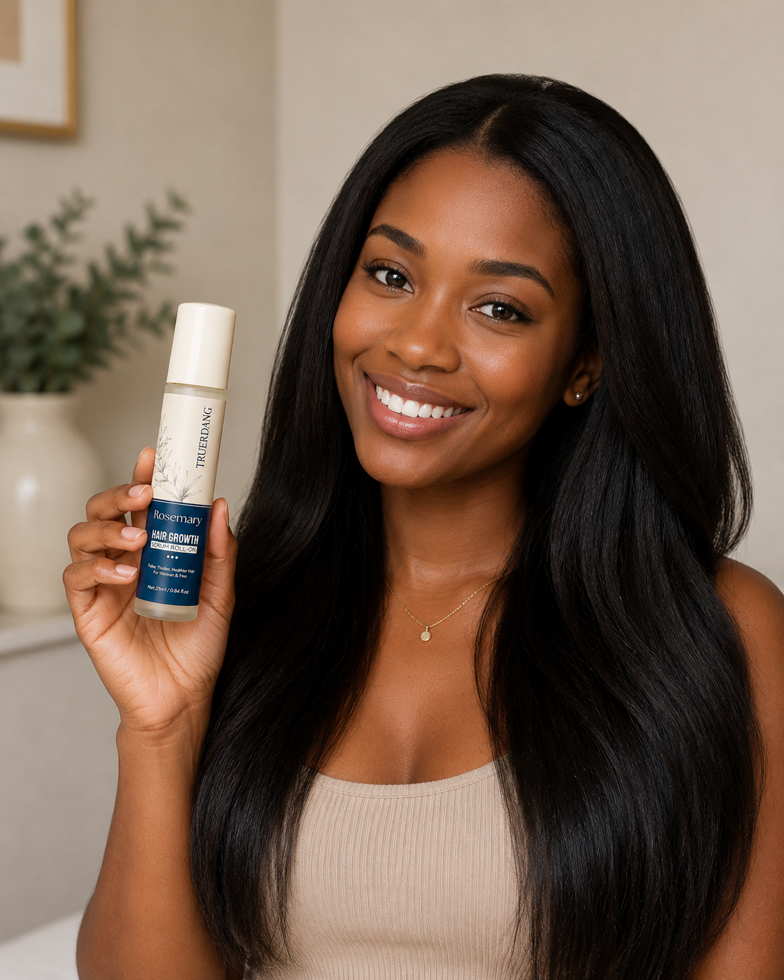 Serum roll on tempes,  dégarnies cuir chevelu