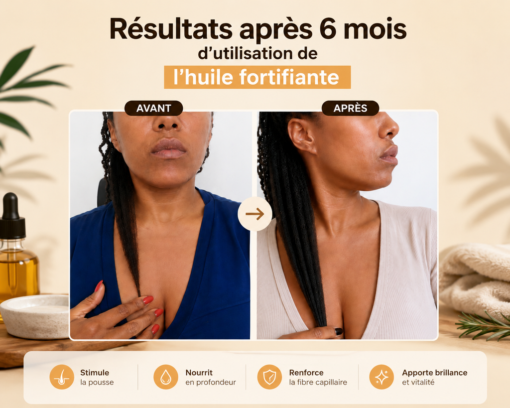 Huile fortifiante et pousse des cheveux