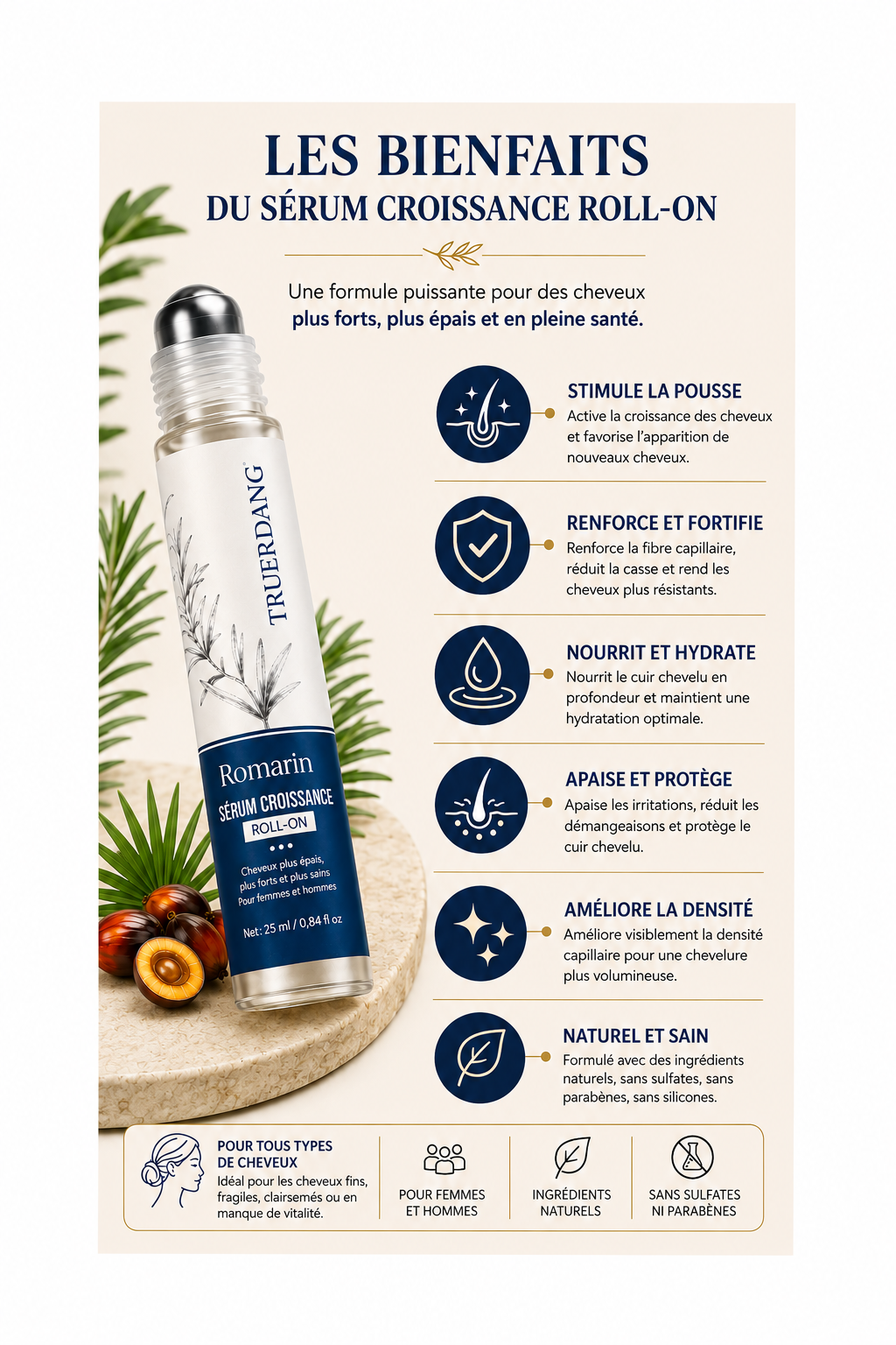 Les bienfaits du Sérum Croissance Roll-On